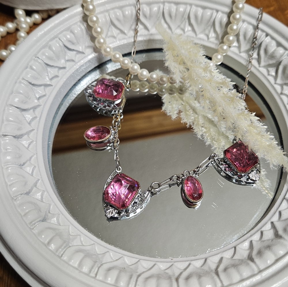 Vintage Art Deco Necklace - Picture 4 of 7